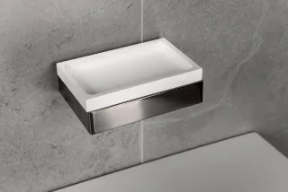 Мыльница Boheme Qubic 10723-SGM графит