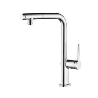 Смеситель для кухни AQUAme Cucina AQM9903CR с выдвижным изливом хром