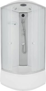 Душевая кабина Niagara Eco E80/40/MT 80x80 см профиль хром стекло матовое