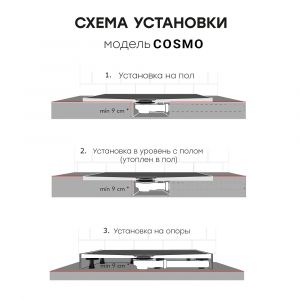 Душевой поддон Starohome Cosmo 31306836 200x100 см белый матовый