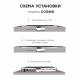 Душевой поддон Starohome Cosmo 31306836 200x100 см белый матовый