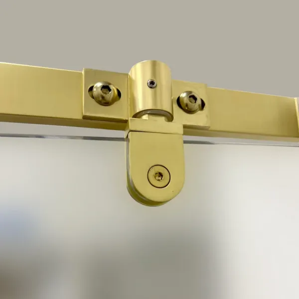 Душевой уголок Triton Альфа -Голд  Щ0000073922 90x90 см профиль золото стекло прозрачное