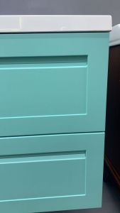Подвесная тумба под раковину Art&Max Platino 100см светло-зелёный матовый AM-Platino-1000-2C-SO-MM