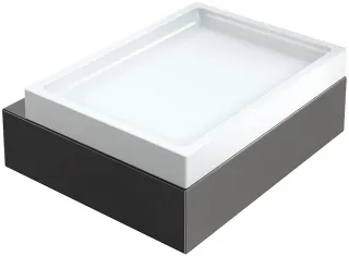 Мыльница Boheme Qubic 10723-SGM графит