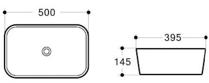 Раковина Art&Max 50см белый AM110-T Раковина Art&Max 50см белый AM110-T