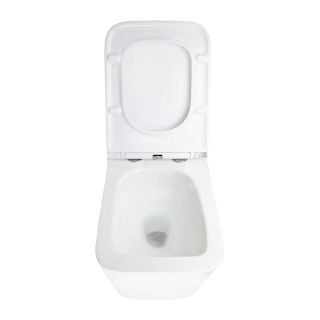 Унитаз подвесной Azario Pace AZ-5172T-WHT безободковый торнадо белый