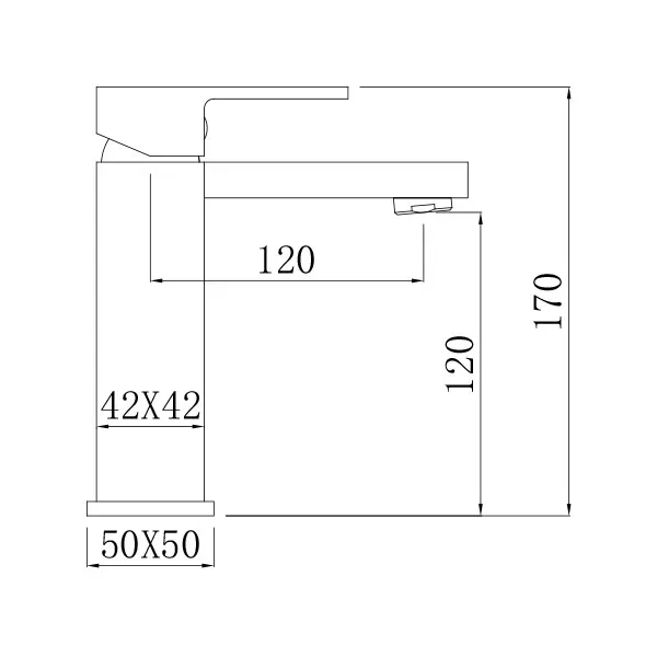 Смеситель для раковины Comforty FC045A-CKBT белый