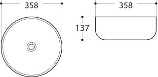 Раковина Art&Max 35см белый AM-102 Раковина Art&Max 35см белый AM-102