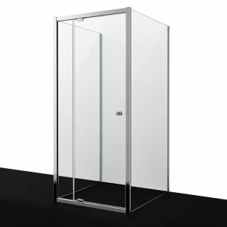 Душевой уголок WasserKRAFT Aula 11P43 90x90 см профиль хром стекло прозрачное