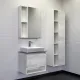 Тумба с раковиной Comforty Прага 00-00014535 60 см Серый