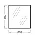 Зеркало 60 см Jacob Delafon ODEON UP EB1080-NF