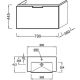Тумба под раковину Jacob Delafon REVE EB1131-G1C