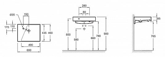 Тумба под раковину Jacob Delafon RYTHMIK EB1301-E10