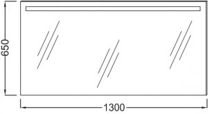 Зеркало с подсветкой 130 см PARALLEL Jacob Delafon EB1419-NF