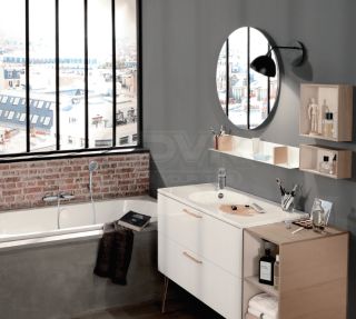 Тумба под раковину Jacob Delafon ODEON RIVE GAUCHE EB2522-R5-NR4 ручки хром