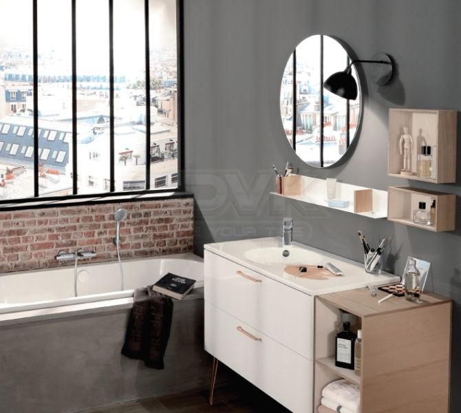 Тумба под раковину Jacob Delafon ODEON RIVE GAUCHE EB2522-R5-NR4 ручки хром