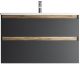 Тумба под раковину Am.Pm X-Joy 100см чёрный матовый M85AFHX1002BM