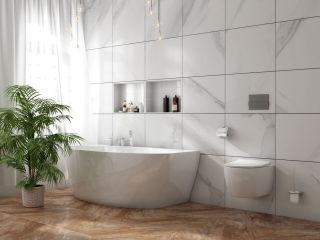 Акриловая ванна Art&Max Milan 170x80см белый AM-MIL-1700-800