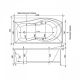Панель боковая Aquanet Borneo 75 L черная