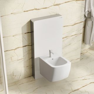 Пристенный модуль системы инсталляции для биде WasserKRAFT Naab 86BDT.050.WH белый