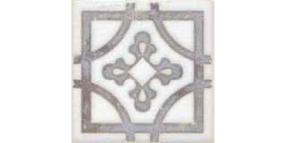 Вставка Kerama Marazzi STG\A406\1266H Амальфи орнамент коричневый 9.8x9.8x0,7