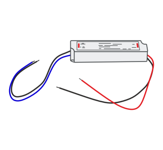 Блок питания герметичный 12V Neptun 2108533 для скрытого подключения проводов