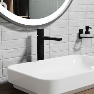 Смеситель для раковины WasserKRAFT Nuthe 9103H чёрный матовый