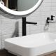 Смеситель для раковины WasserKRAFT Nuthe 9103H чёрный матовый