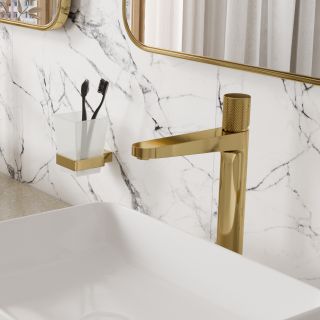 Смеситель для раковины WasserKRAFT Ems 7603H золото