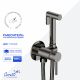 Гигиенический душ со смесителем Ceruttispa БРАЙС SHGR (BRAIES SHGR) CT12121 серый матовый