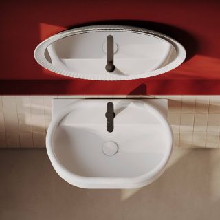 Зеркало Artceram Lord ACS018 05 00 рама керамическая с подсветкой белое Зеркало Artceram Lord ACS018 05 00 рама керамическая с подсветкой белое