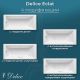 Ванна чугунная Delice Eclat DLR230621R-AS 170х70 с отверстиями под ручки и антискользящим покрытием