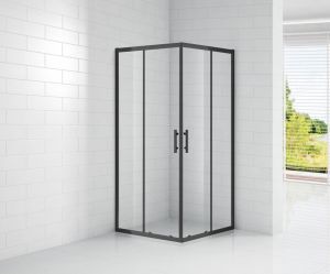 Душевой уголок Cezares ECO-O-R-2-100-C-NERO