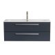 База под раковину Cezares подвесная с двумя выкатными ящиками, Grafito, 1200x457x500, ECO-CER-N-1200-2C-SO-GR-P