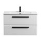 База под раковину Cezares подвесная с двумя выкатными ящиками, Bianco Opaco, 800x457x500, ECO-CER-N-800-2C-SO-BO