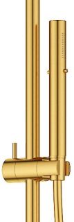 Душевая стойка Cezares Eco брашированное золото ECO-CVD-BORO