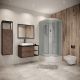 Душевая кабина Niagara NG-3301-14P 90x90см серебро/матовое