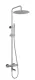 Душевая стойка Milleau Tissage ML8075BKS.DT-CR хром