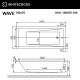 Гидромассажная ванна WHITECROSS Wave 0101.150070.100.SMARTNANO.CR 150x70 см Smart Nano хром