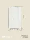 Душевой уголок Niagara Eco NG-1010-14D 100x100 см профиль хром стекло прозрачное