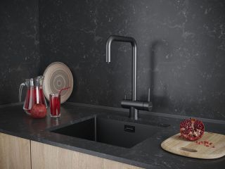 Смеситель для кухни Paulmark Wetter We213030-GM воронёная сталь Смеситель для кухни Paulmark Wetter We213030-GM воронёная сталь