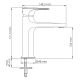 Смеситель для раковины WasserKRAFT Neckar 2103 золото