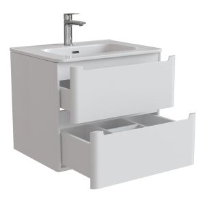 Тумба с раковиной IDDIS Edifice подвесная 60см белый EDI60W0i95K
