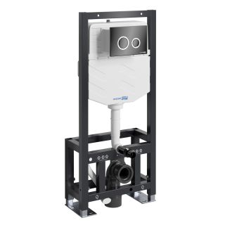 Система инсталляции для унитазов WasserKRAFT Dill 61TLT.010.ME.PB01 с кнопкой смыва