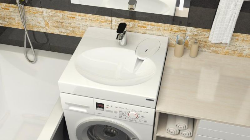 Раковина над стиральной машиной Paulmark Stern PM700431 60x60см белый