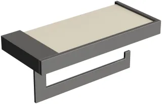 Держатель туалетной бумаги Boheme Qubic 10721-SGM графит