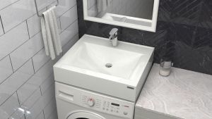 Раковина над стиральной машиной Paulmark Amberg PM750431 60x50см белый