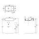 Раковина SIMAS AGILE AG50 antracite  matt*1  черная 50 см