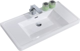 Раковина BelBagno из искусственного мрамора 90см EA-900-LVB Раковина BelBagno из искусственного мрамора 90см EA-900-LVB