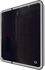 Зеркало-шкаф с подсветкой Art&Max Verona правый 80см белый AM-Ver-800-800-2D-R-DS-F